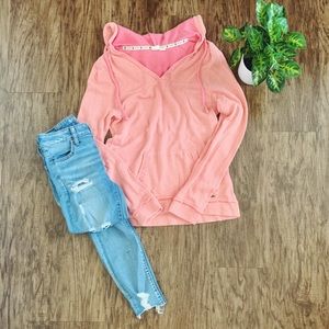 Roxy lightweight coral hoodie